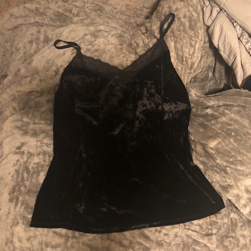 Black Velvet tank top